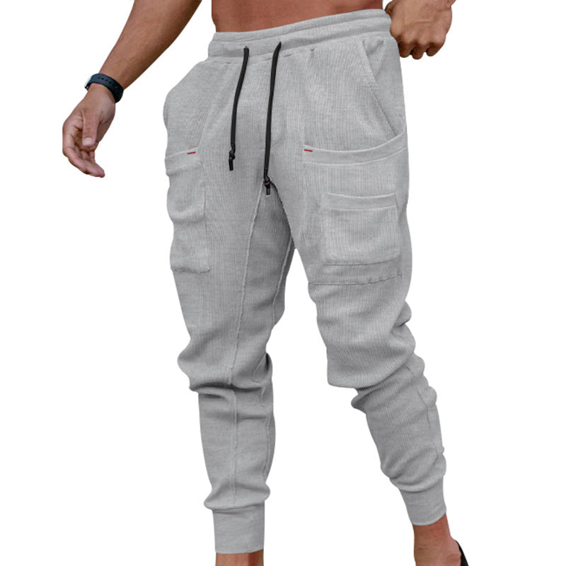 Herre Cargo-joggingbukser med elastisk talje og praktiske sidelommer Stilla