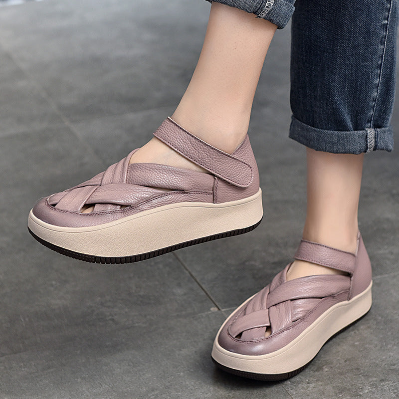 Dame Sandaler med praktisk velcro og trendy rem-design Stilla