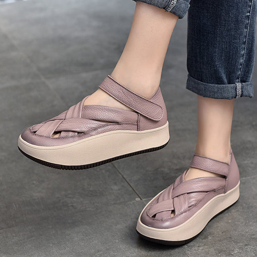Dame Sandaler med praktisk velcro og trendy rem-design Stilla