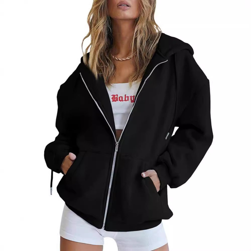 Kvinder Oversized Hoodie Jakke Skovae