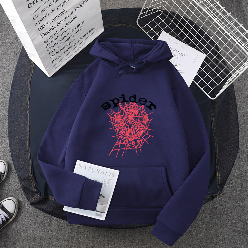 Kvinders hoodie med kreativ edderkoppemotiv Skovae