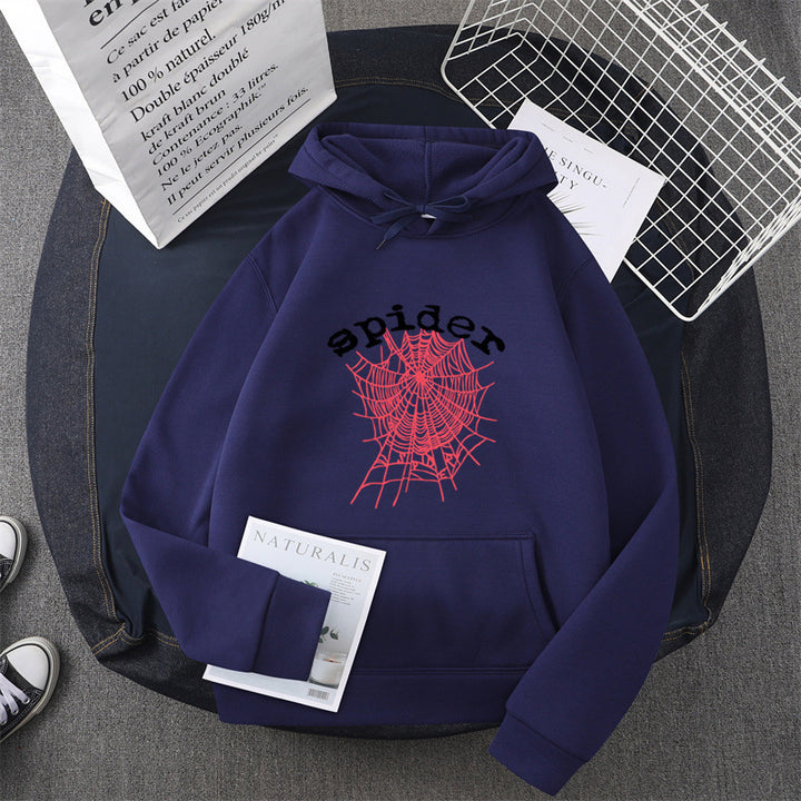Kvinders hoodie med kreativ edderkoppemotiv Skovae