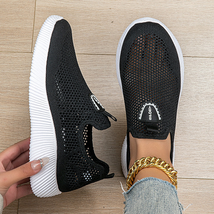 Dame Åndbare Mesh Slip-On Sneakers Stilla
