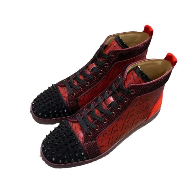 Herrer High-Top Spiked Fashion Sneakers Stilla