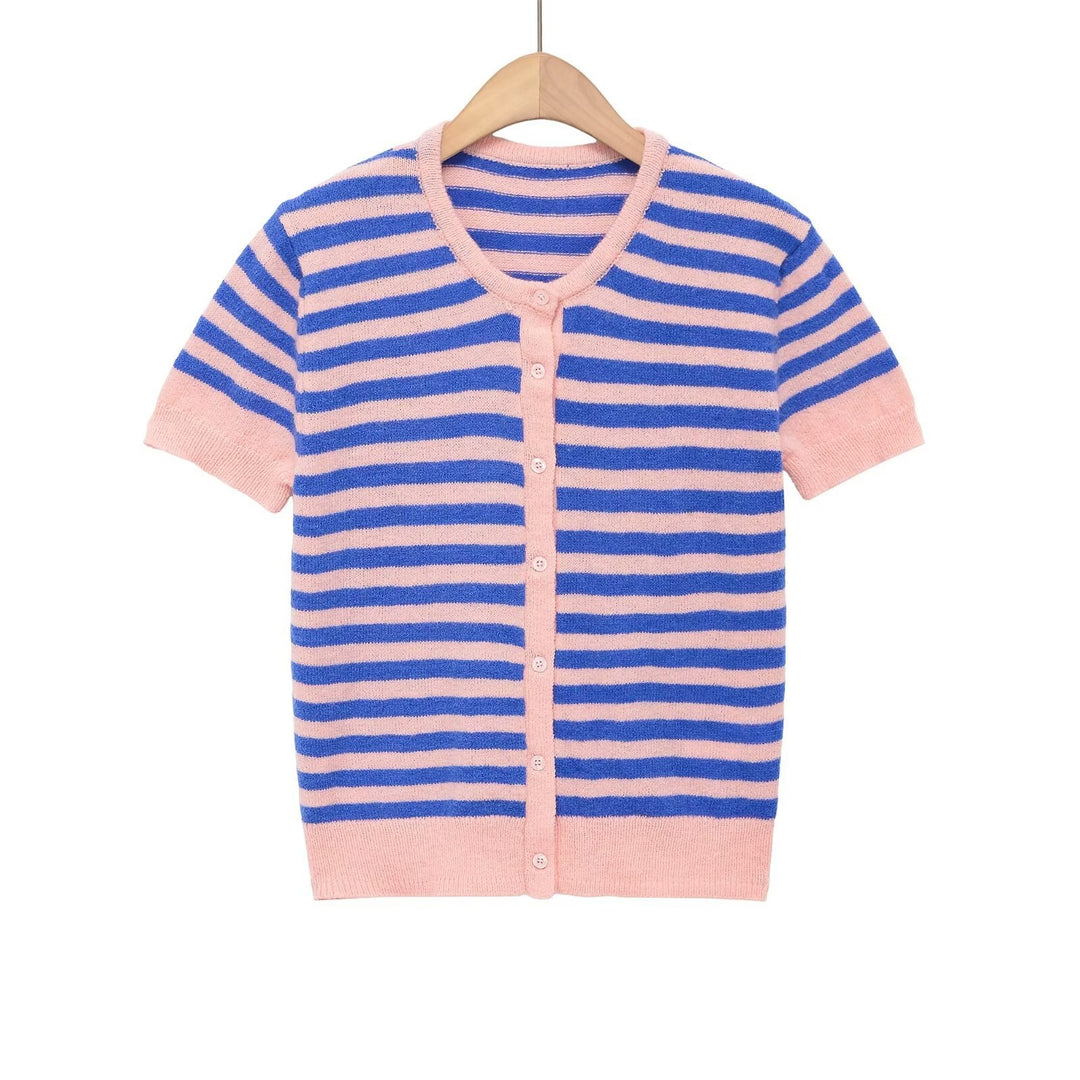 Dame Knapp-Ned Pullover Skovae