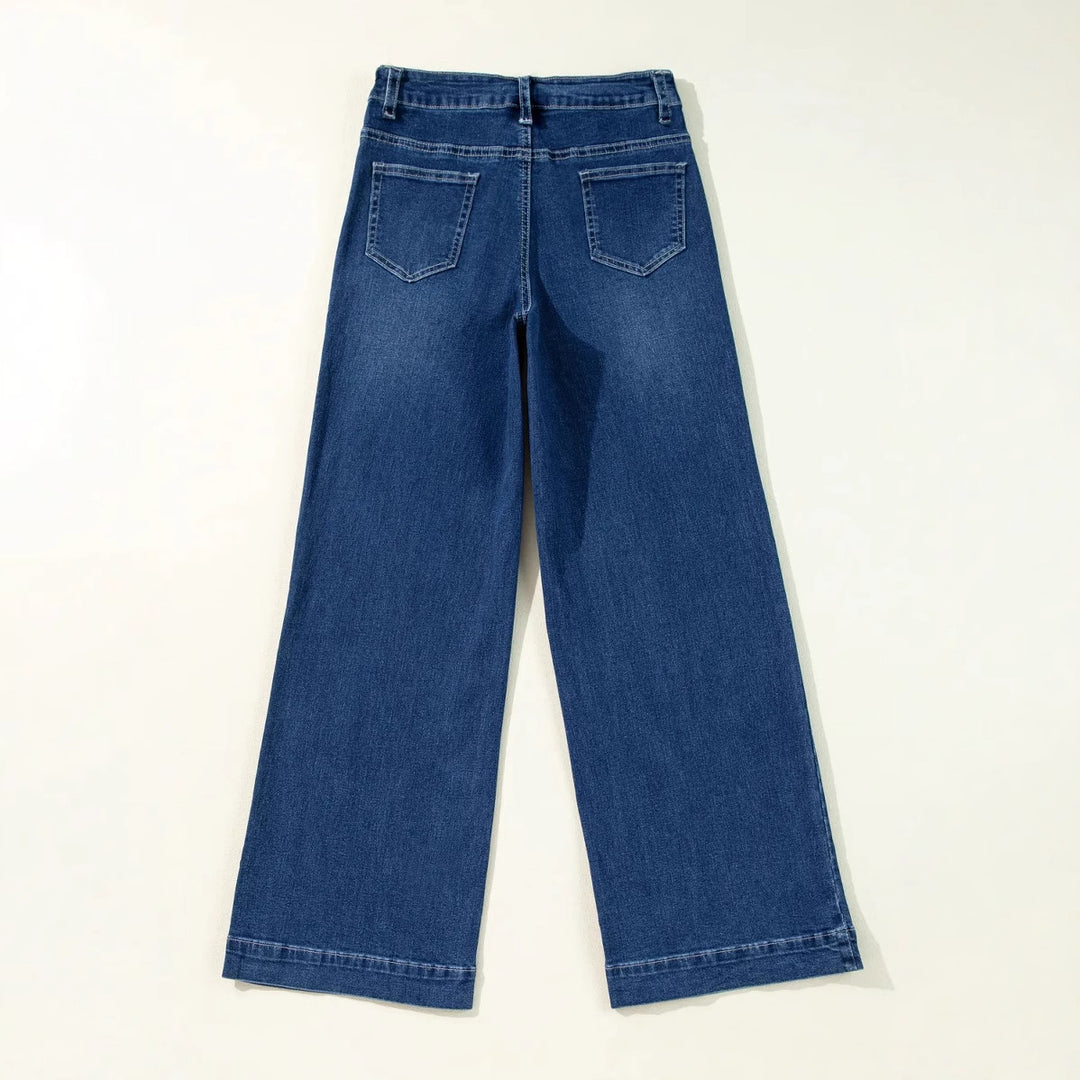 Dame Løst skåret Jeans med høj talje Stilla