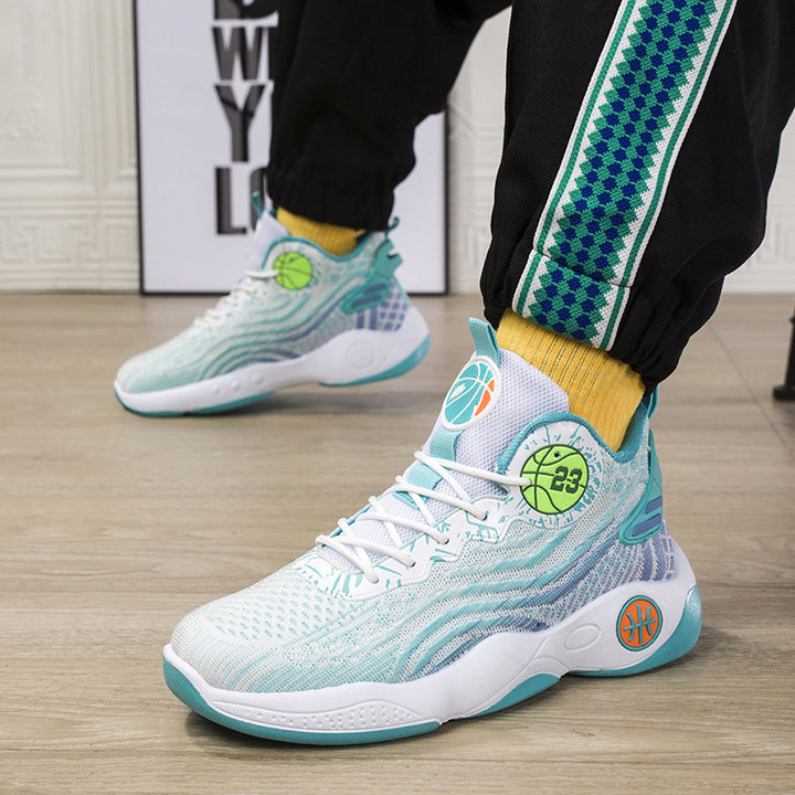 Herre basketball-sneakers med højt skaft og optimeret dæmpning Stilla