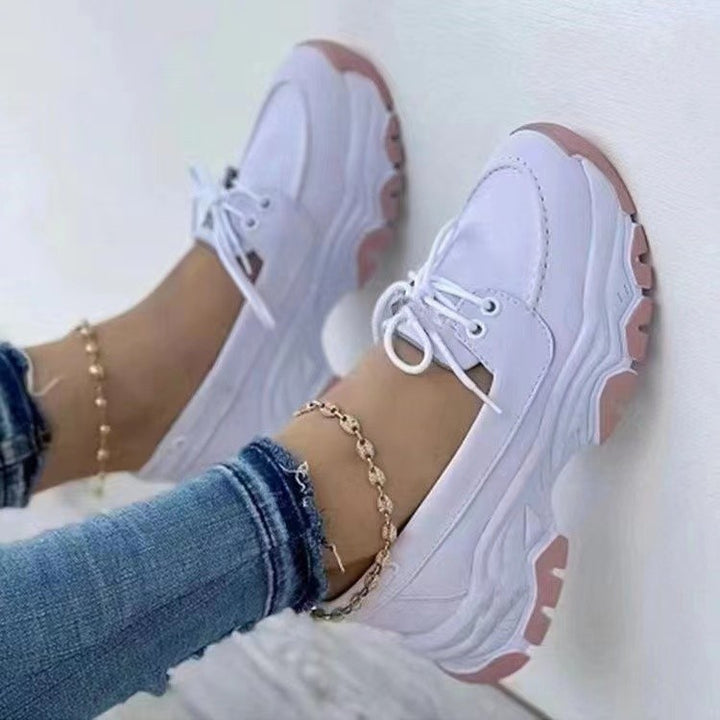Dame mode sneakers i sporty stil med komfort sål Stilla