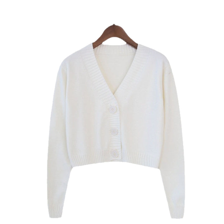 Dame moderigtige bløde crop pullover med tekstureret design Stilla
