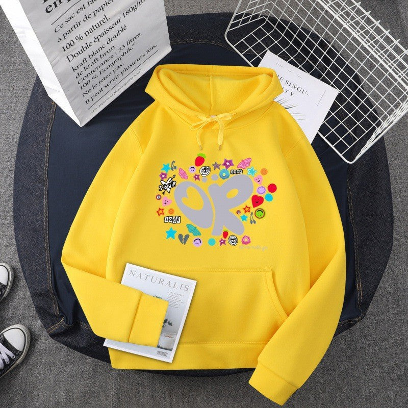 Kvinders hoodie med kreativ grafisk design Skovae