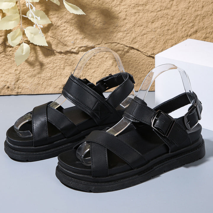 Dame Multicolor Sandaler med justerbar rem og skridsikker sål Stilla