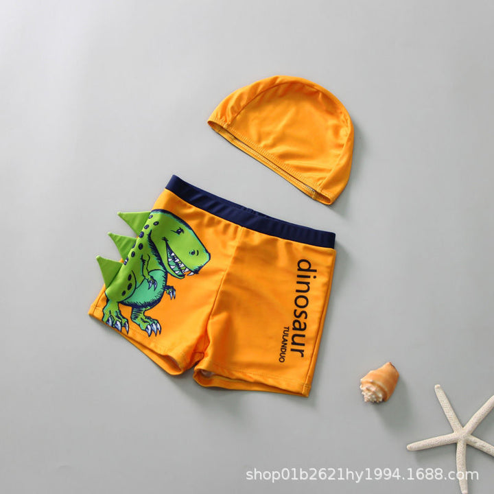 Drengernes svømmeshorts med dinosaurmotiv Skovae