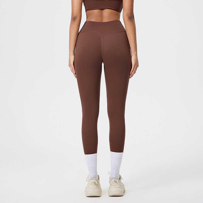 Dame Figurformende Højtydende leggings med moderigtigt Leopardmønster Stilla