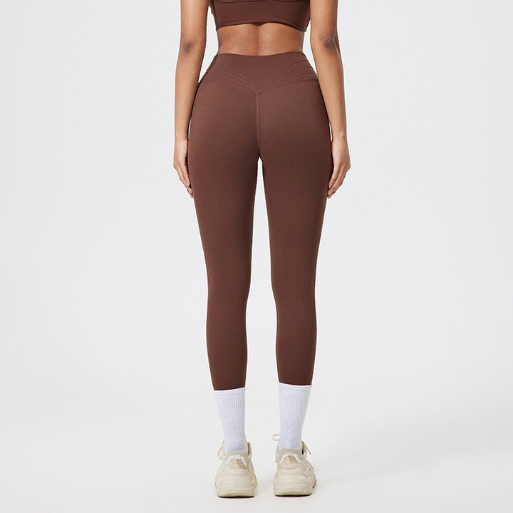 Dame Figurformende Højtydende leggings med moderigtigt Leopardmønster Stilla