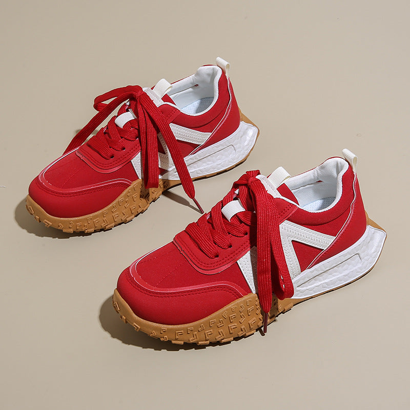 Dame Sporty Sneakers med skridsikker ydersål og åndbar mesh-konstruktion Stilla