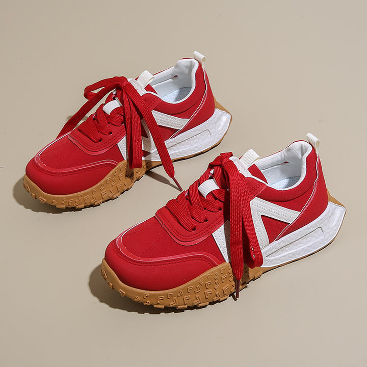 Dame Sporty Sneakers med skridsikker ydersål og åndbar mesh-konstruktion Stilla