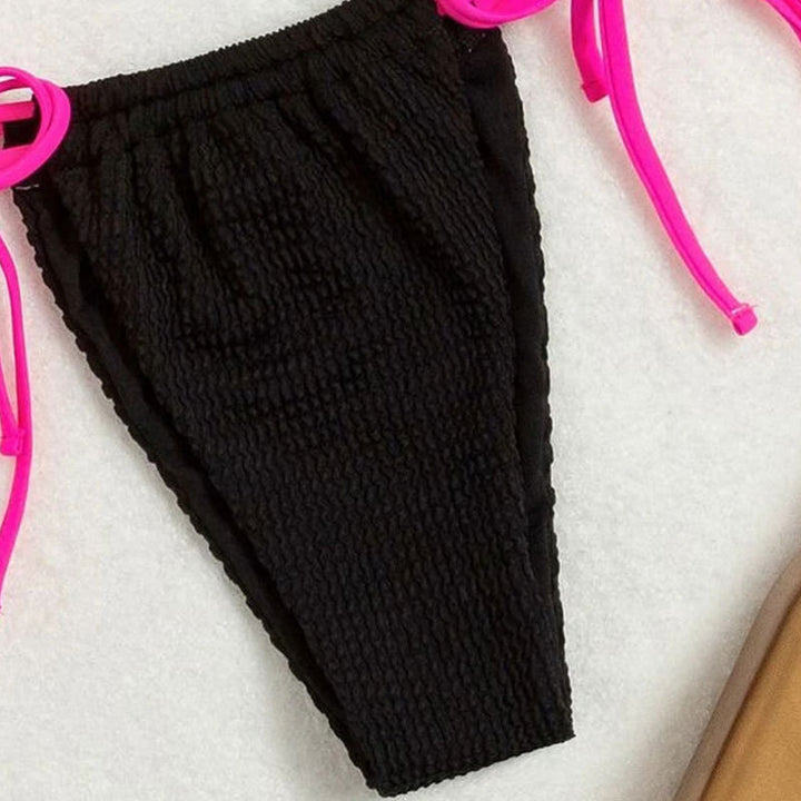 Damer Stylish Triangel-Bikini-Sæt med detalje-kærlig design Skovae