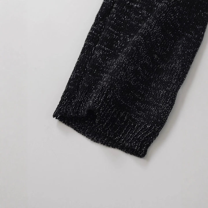 Dame strikjakke med elegante knapper Stilla