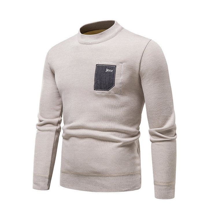 Herre høj kvalitets sweater med praktisk brystlomme Stilla