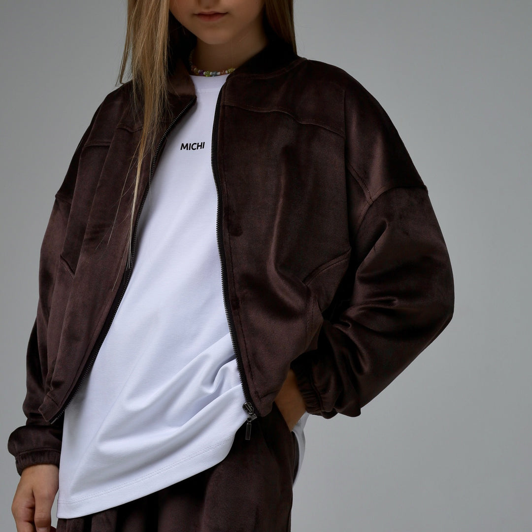 Dame Casual Fleece Jakke med Fulde Lynlås og Afslappet Pasform