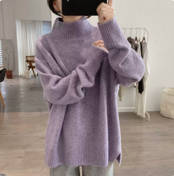 Femme Chunky Strik Højkrave sweater Stilla