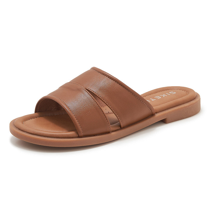 Dame moderigtige rem-sandaler med komfortabelt fodseng Stilla
