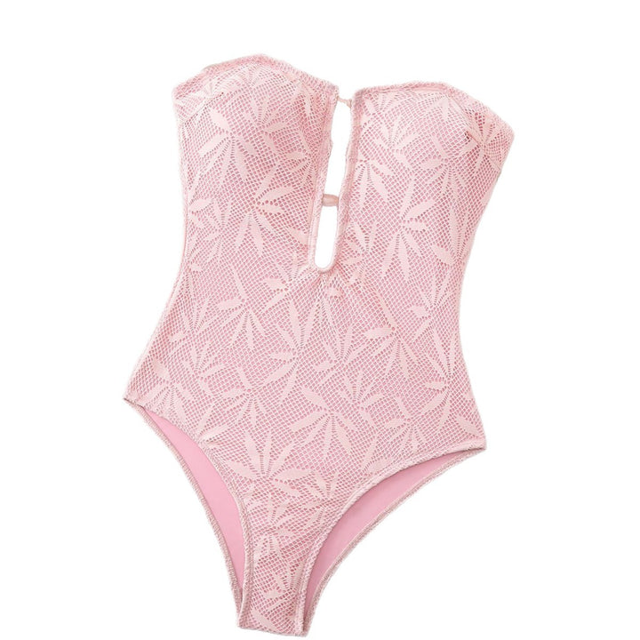 Dame Elegant design badedragt med særlig snit Skovae