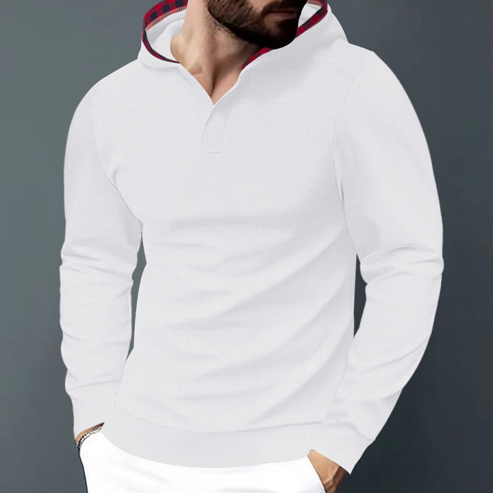 Herrer Polo-Hoodie med Elegant Hue og Materiale af Høj Kvalitet Stilla