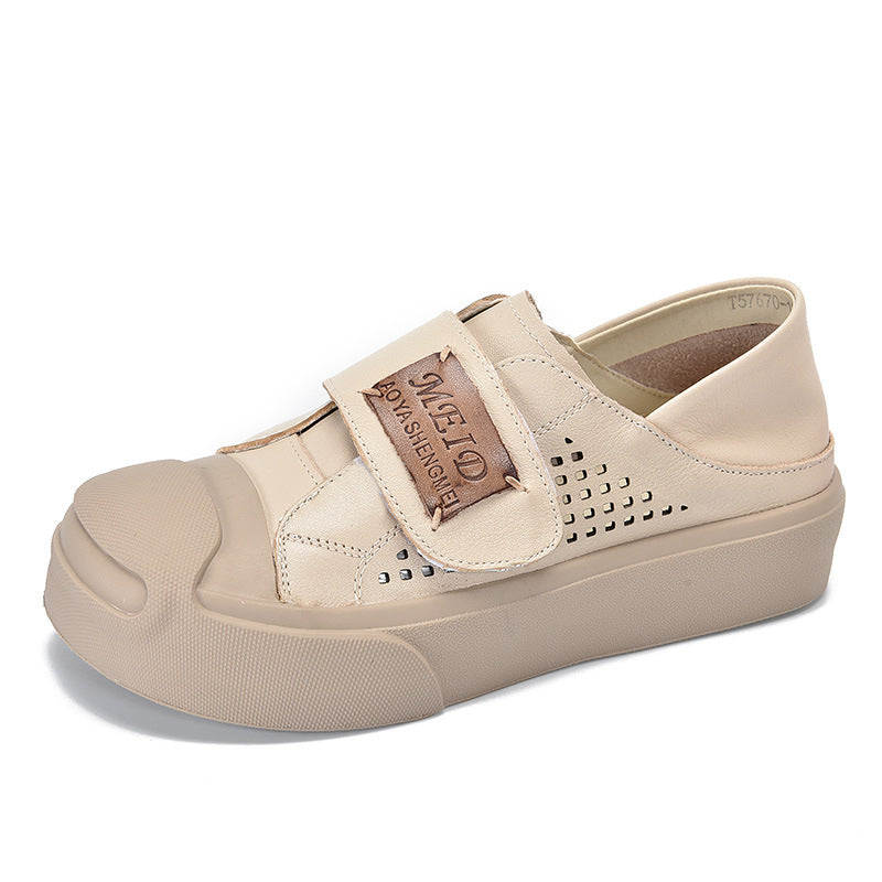 Dame sporty Slip-On sneakers med unikt velcro design og åndbare egenskaber Stilla