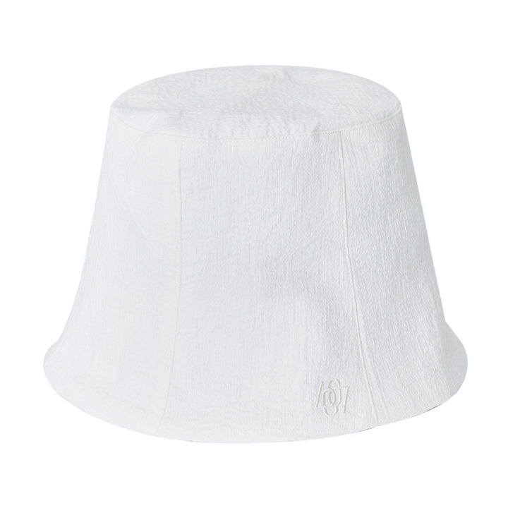Dame Bucket Hat lavet af let bomuldsblandingsmateriale med afslappet design Stilla