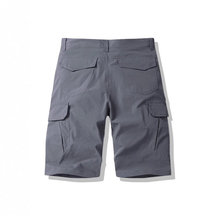 Herre multifunktionelle Cargo-Shorts med praktiske sidelommer og elastisk talje Stilla