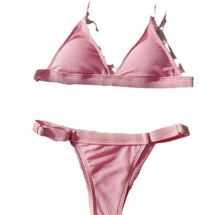 Dame Mesh Trekant Bikini Sæt Stilla 1750839796