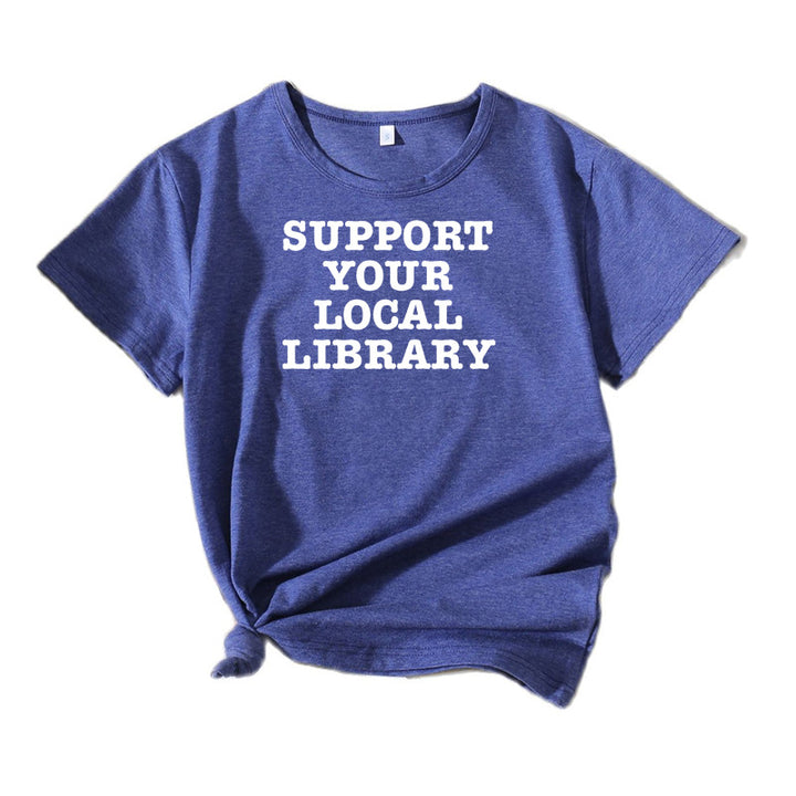 Dame Fritid Litterær Støtte T-Shirt Stilla