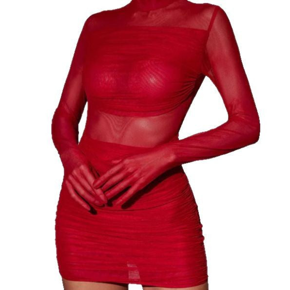 Femme Gennemsigtig Bodycon Kjole Stilla