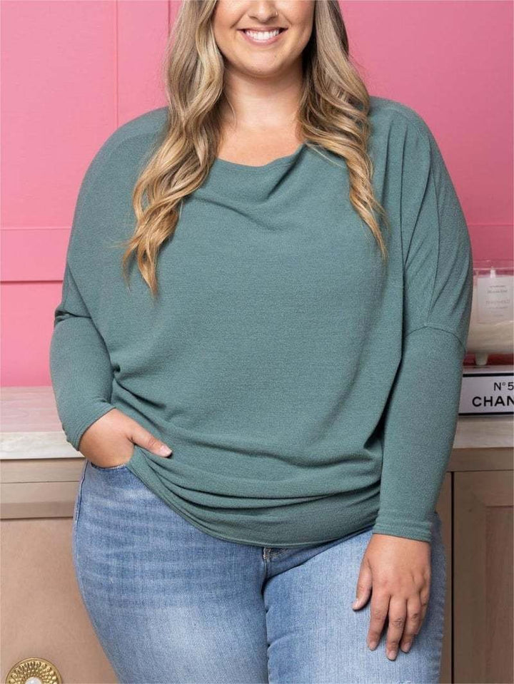 Dame Relaxed Fit Pullover Top Stilla