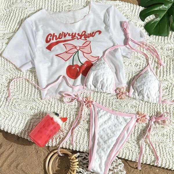 Dame Crop-Top og bikini trusser Skovae