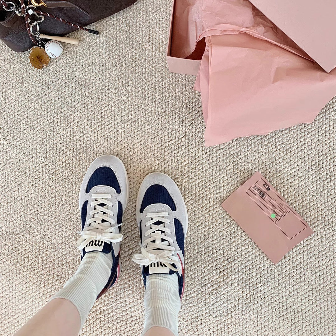 Damer Sporty Løbesneakers med åndbart mesh-overflade og fleksibel sål Stilla