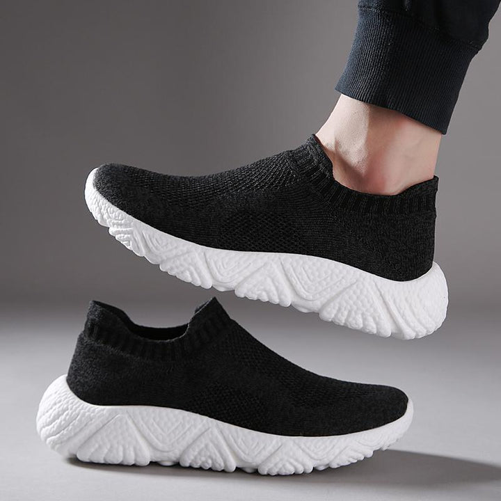 Unisex nan Slip-on Citywalker med elastisk mesh-overdel og skulptureret bølgesål Skovae