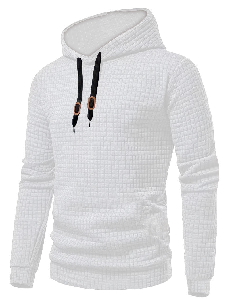 Herrer Hoodie med struktureret design og praktiske detaljer Stilla
