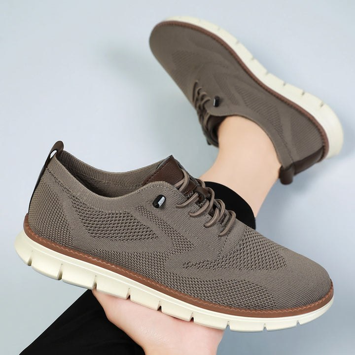 Dame Sneakers med åndbart strikdesign Stilla