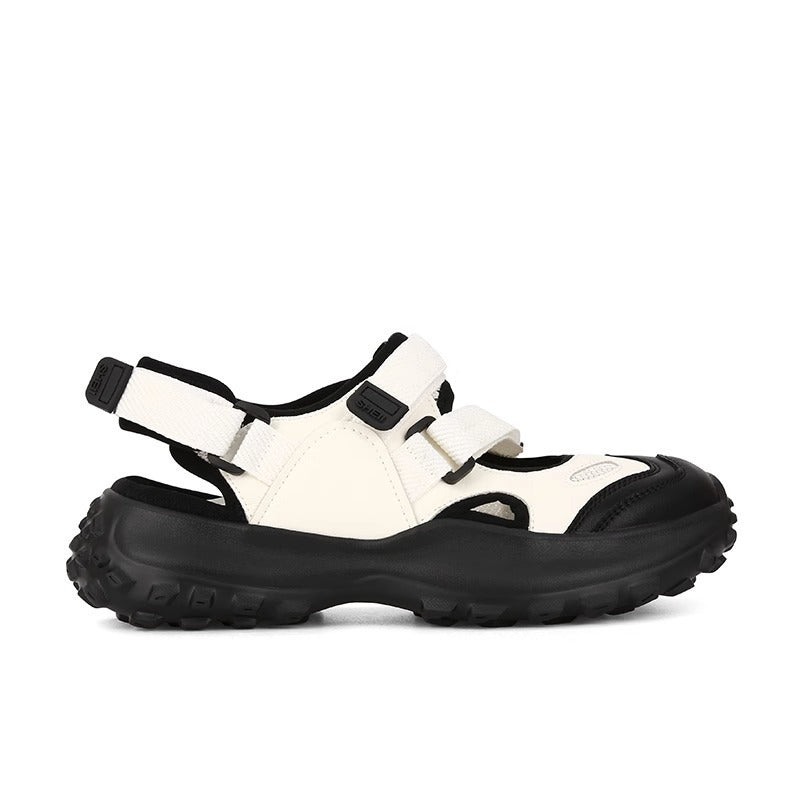 Dame Sporty Sneakers med Praktisk Velcro og Stødabsorberende Sål Skovae