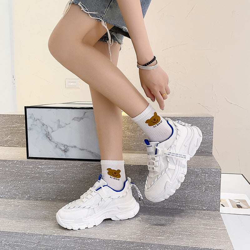 Dame Sporty Sneakers med åndbart mesh-oberstoff og skridsikker sål Stilla