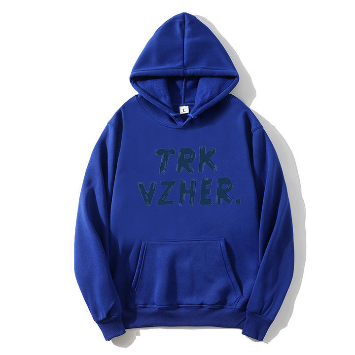 Kvinders hoodie med trendy print Skovae