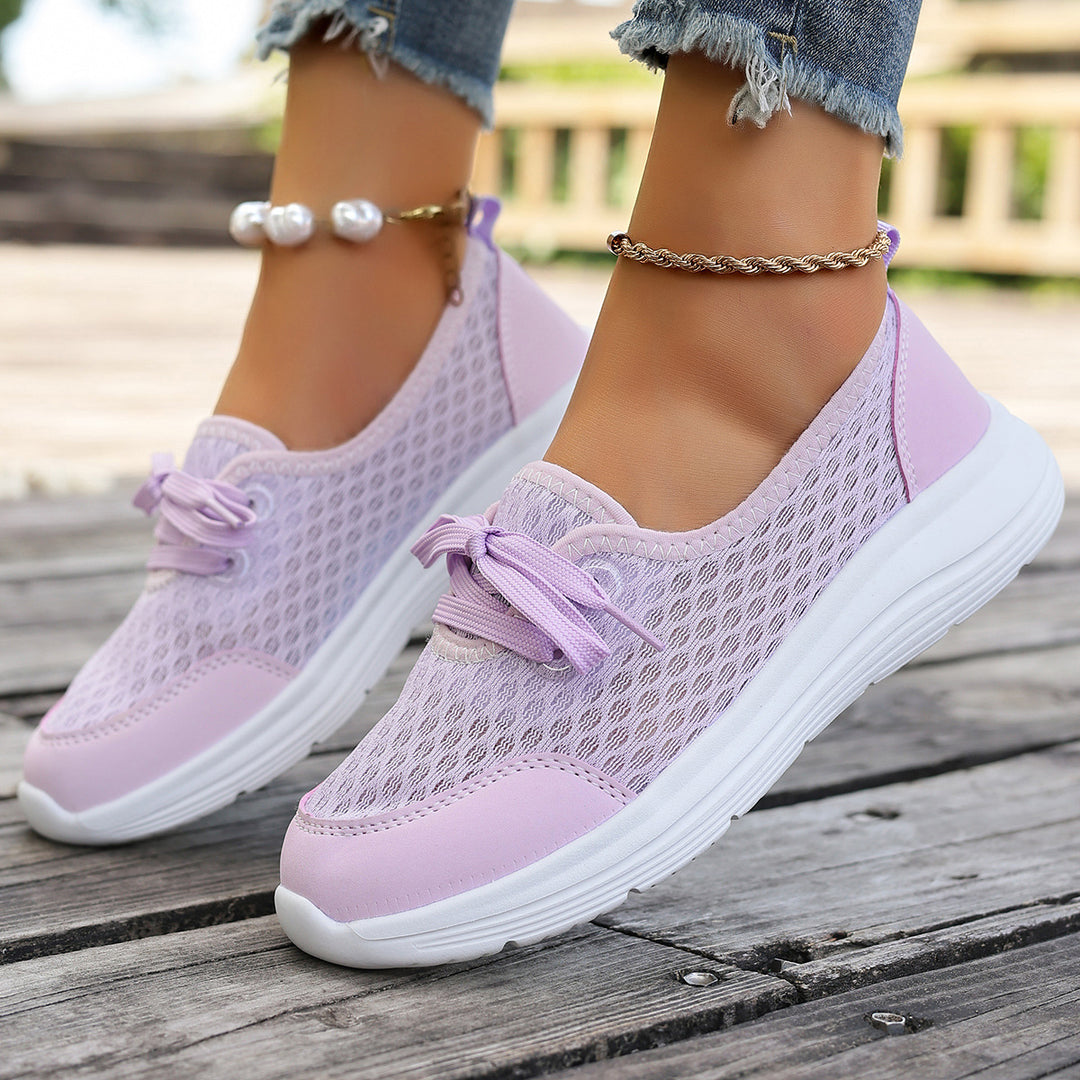 Dame Lette og åndbare sneakers med netstruktur Stilla