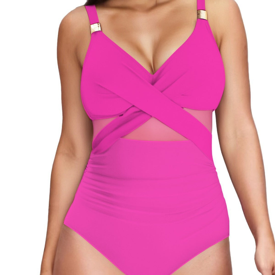 Damer Elegant One-Piece med transparente indlæg Skovae