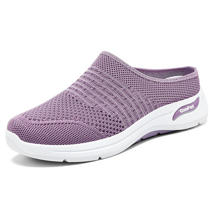 Dame Åndbare Clogs i elastisk Mesh med fleksibel sål Stilla