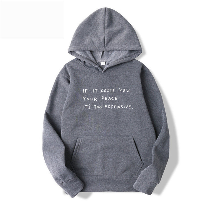 Kvinders hoodie med inspirerende citat og komfortabel pasform Skovae