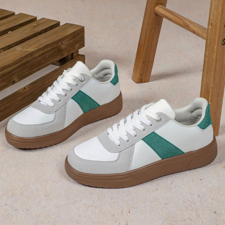 Dame Elegant Lifestyle Sneakers med åndbar sål og skridsikkert mønster Stilla