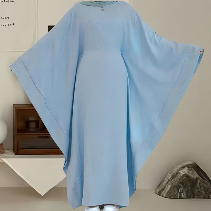 Dame Kaftan Kjole med bred pasform og elegante vingeærmer Stilla