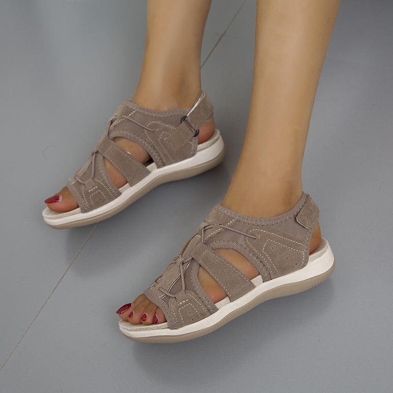 Dame Komfortable Outdoor-Sandaler med justerbare remme og polstret fodseng Stilla